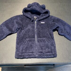 Patagonia Kids Navy Fleece Hoodie 4T